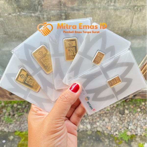 Jual Antam Jogja emas batangan resmi bersertifikat