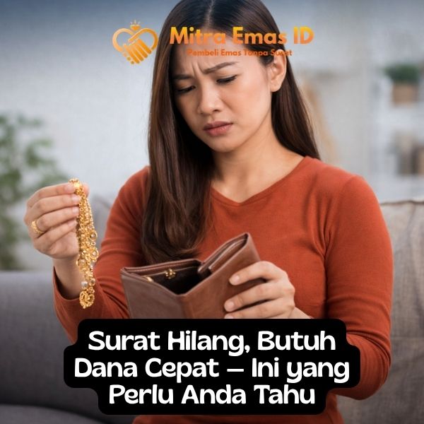 bolehkah jual emas tanpa nota
